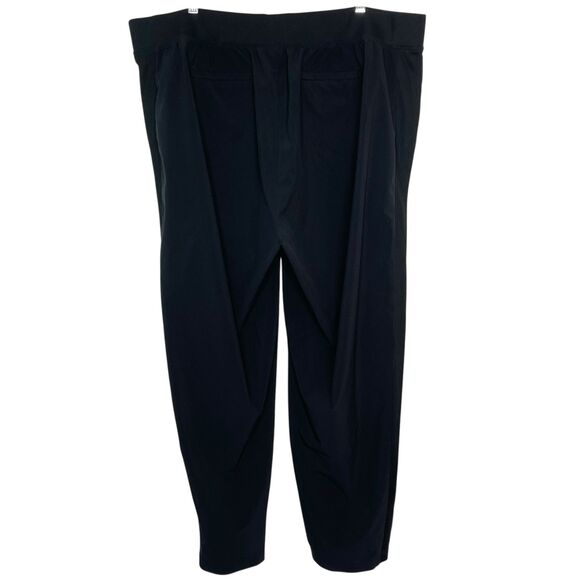 Athleta Brooklyn Ankle Pant Black Size 18 Mid Rise Straight Leg Pockets Stretch - Picture 5 of 10